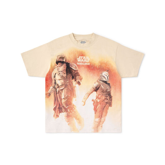 The Mandalorian Haze Action Shot T Shirt WHITE