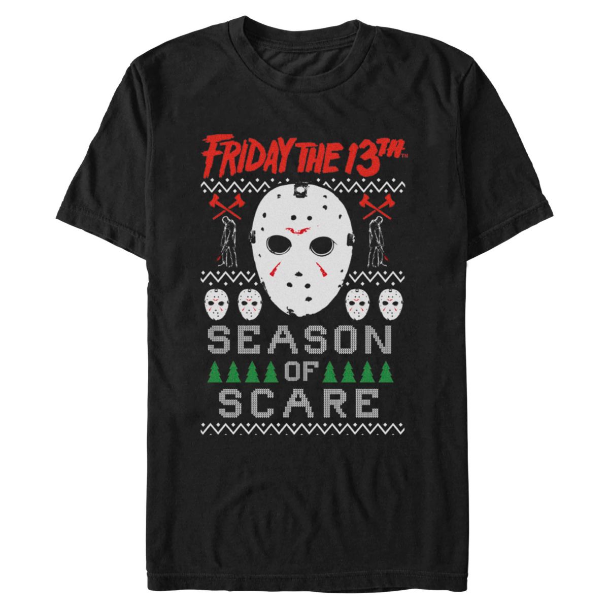 Season of Scare Jason Voorhees T Shirt - Friday the 13th BLACK