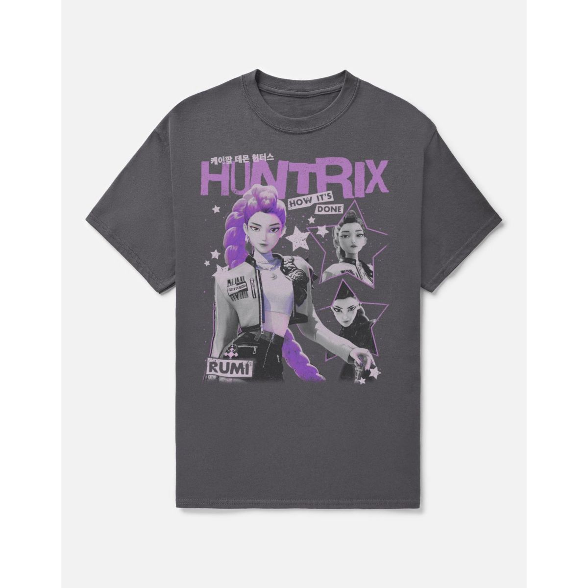 Rumi How It's Done T Shirt - KPop Demon Hunters CHARCOAL