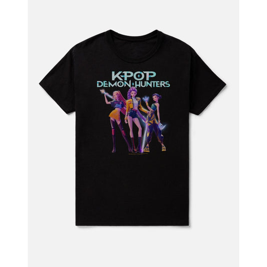 KPop Demon Hunters Huntr/x T Shirt BLACK