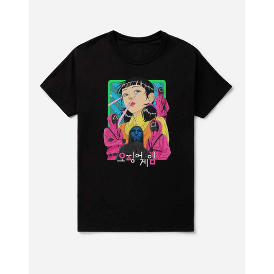 Young-hee Motion-Tracking Eyes T Shirt - Squid Game BLACK