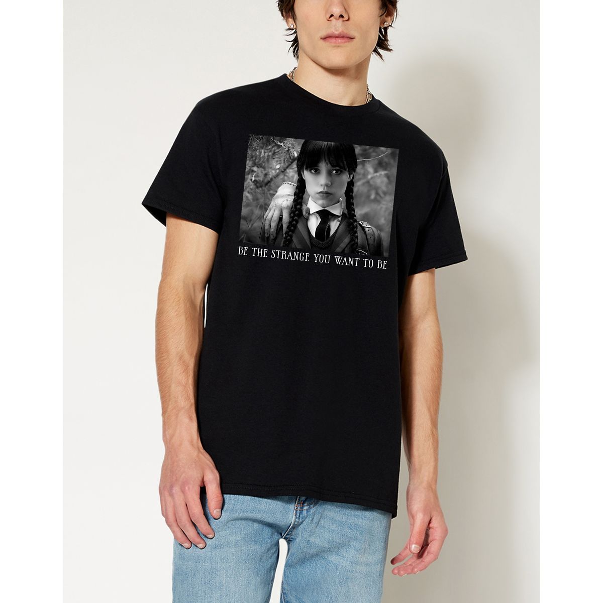 Be the Strange T Shirt - Wednesday BLACK