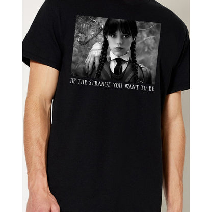Be the Strange T Shirt - Wednesday BLACK