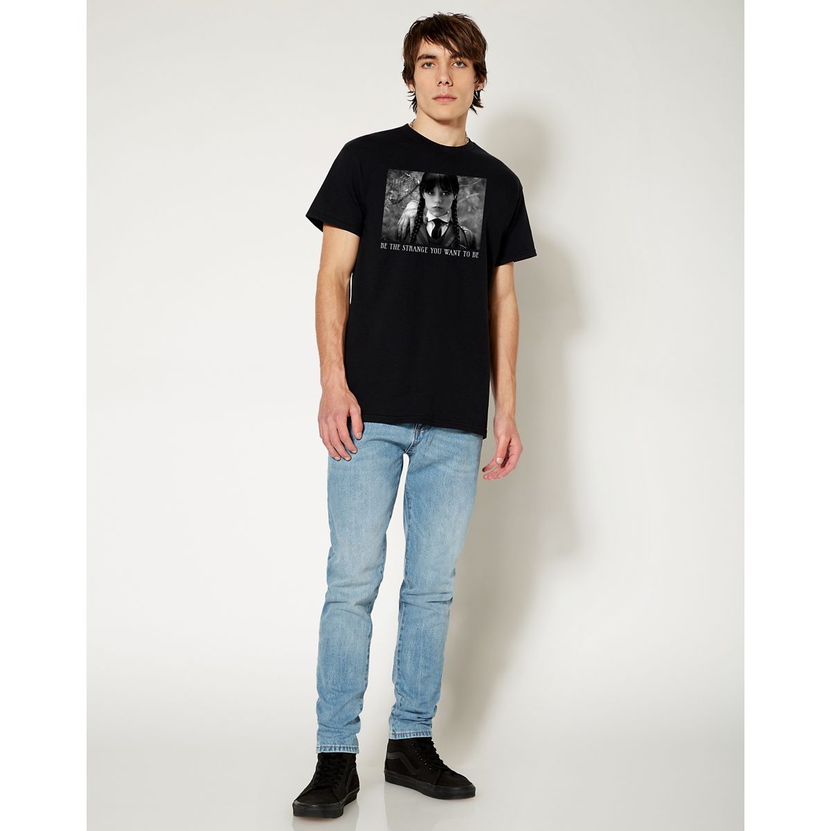 Be the Strange T Shirt - Wednesday BLACK