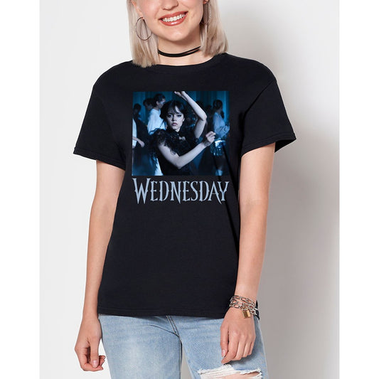 Rave 'N Dance Dance T Shirt - Wednesday BLACK