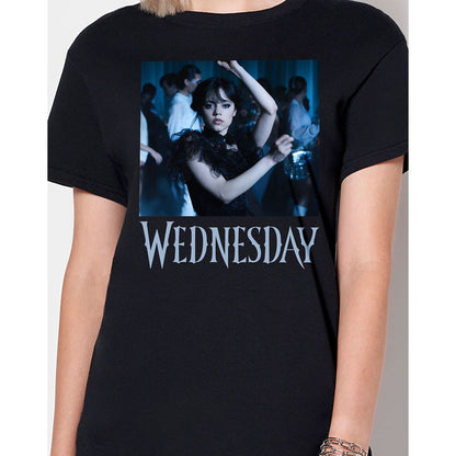 Rave 'N Dance Dance T Shirt - Wednesday BLACK