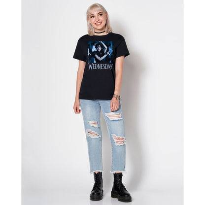 Rave 'N Dance Dance T Shirt - Wednesday BLACK