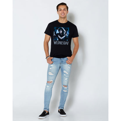 Rave 'N Dance Dance T Shirt - Wednesday BLACK