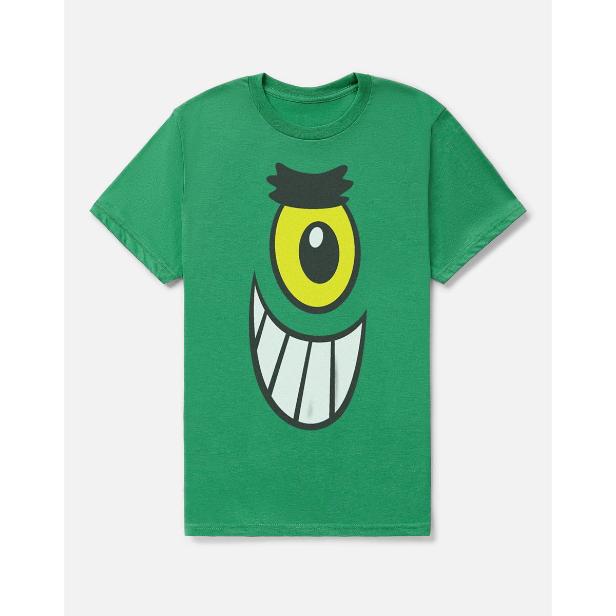 Plankton Big Eye T Shirt - SpongeBob SquarePants KELLY GREEN