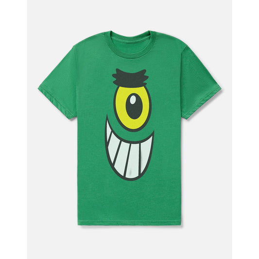 Plankton Big Eye T Shirt - SpongeBob SquarePants KELLY GREEN