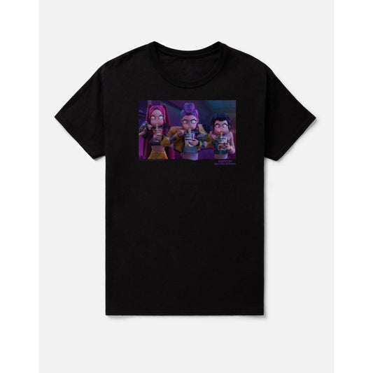 KPop Demon Hunters Instant Noodles T Shirt BLACK