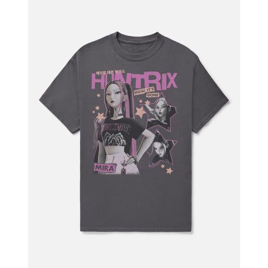 Huntr/x Mira T Shirt - KPop Demon Hunters CHARCOAL