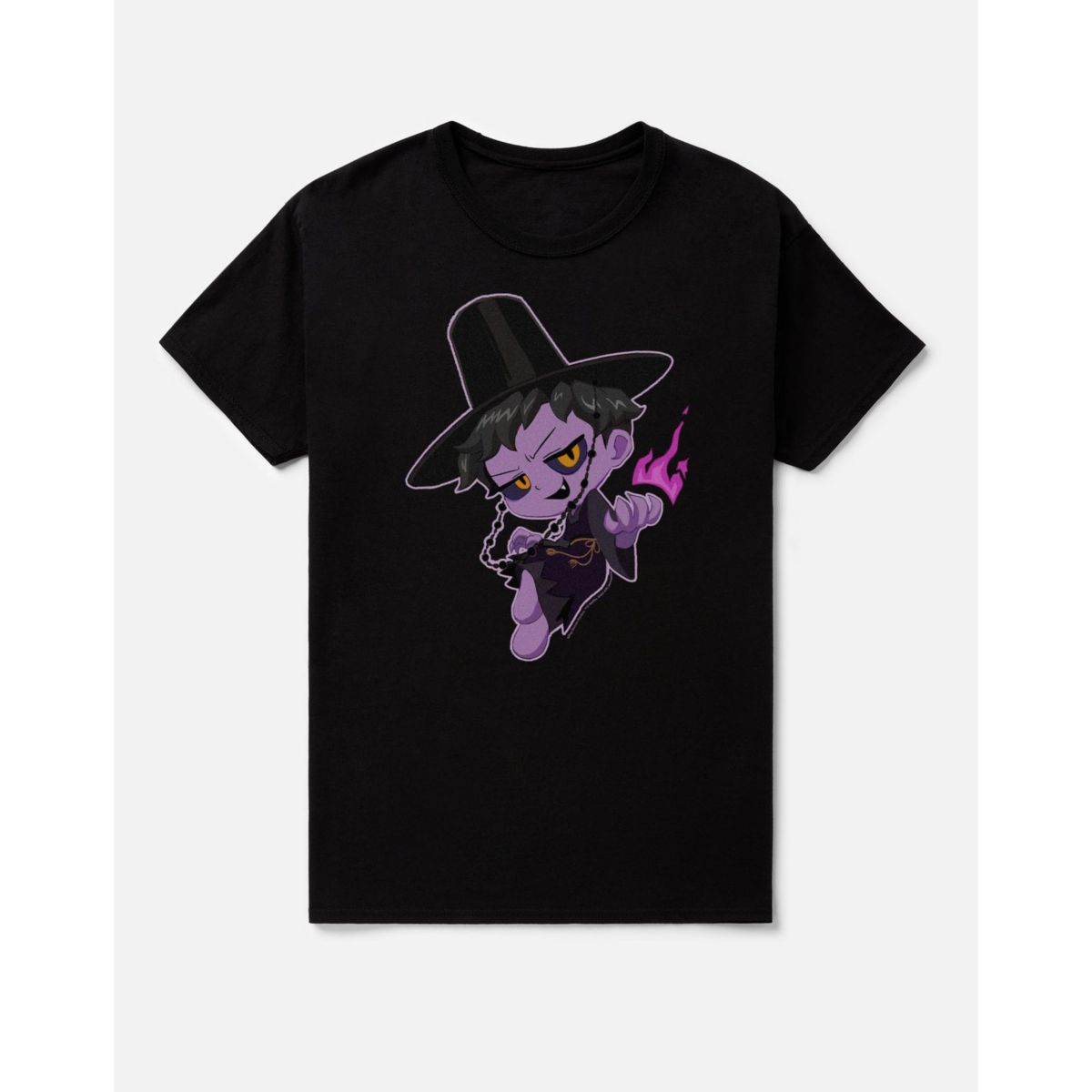 Chibi Demon Jinu T Shirt – KPop Demon Hunters BLACK