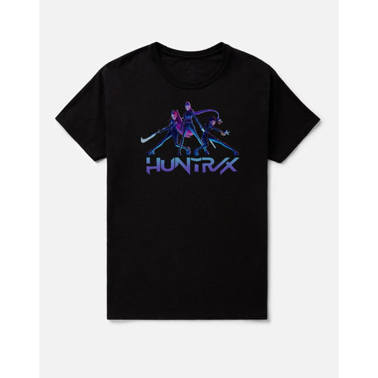 Huntr/x T Shirt - KPop Demon Hunters BLACK