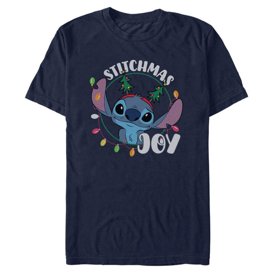 Stitchmas Joy T Shirt - Lilo & Stitch NAVY