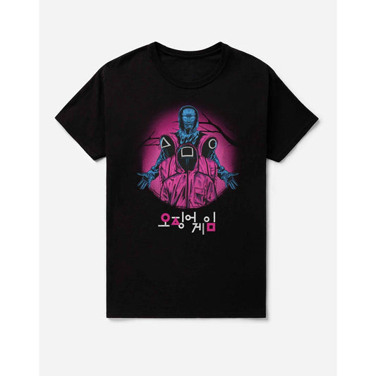 Squid Game Trio Haunt T Shirt BLACK