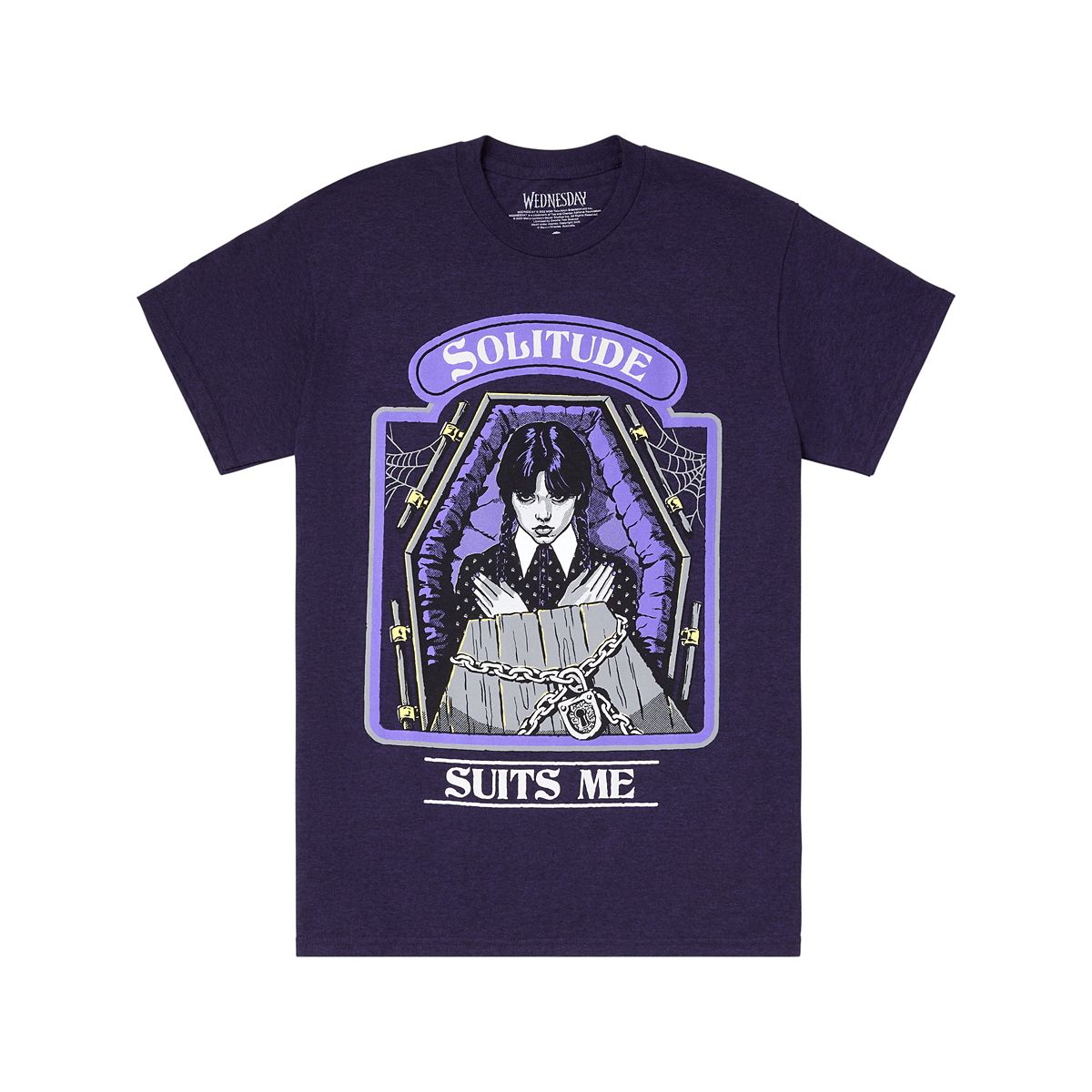 Wednesday Solitude T Shirt PURPLE