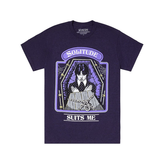 Wednesday Solitude T Shirt PURPLE