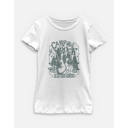 Camp Rock Own the Stage T Shirt WHITE