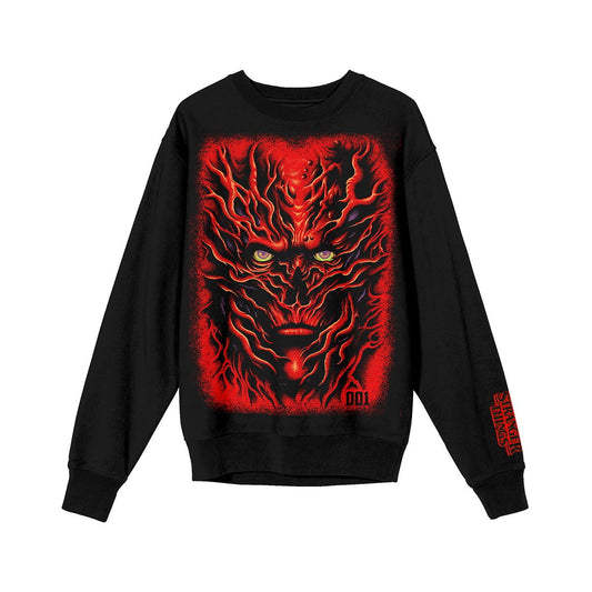Vecna Crewneck Sweatshirt - Stranger Things BLACK
