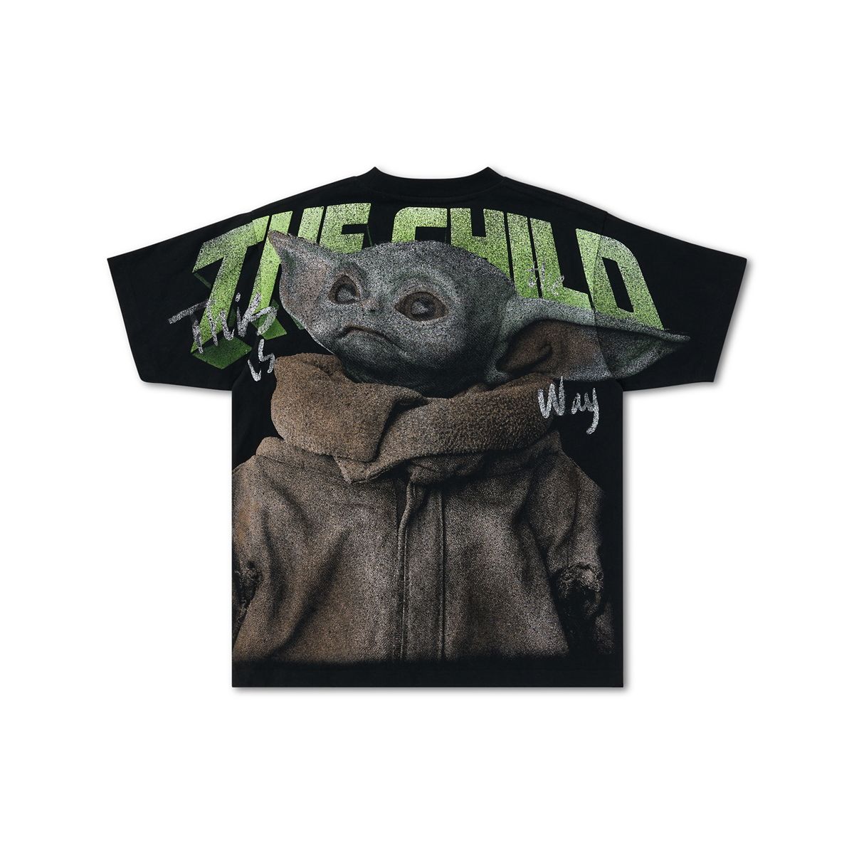 The Child This is the Way T Shirt - The Mandalorian BLACK