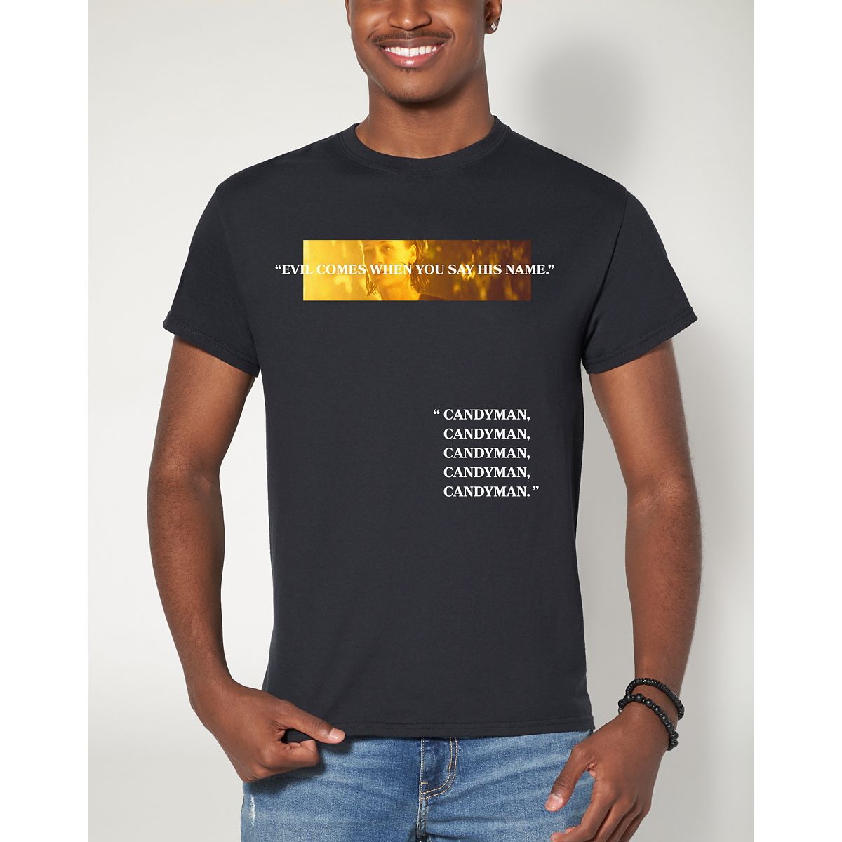 Evil Comes T Shirt - Candyman BLACK