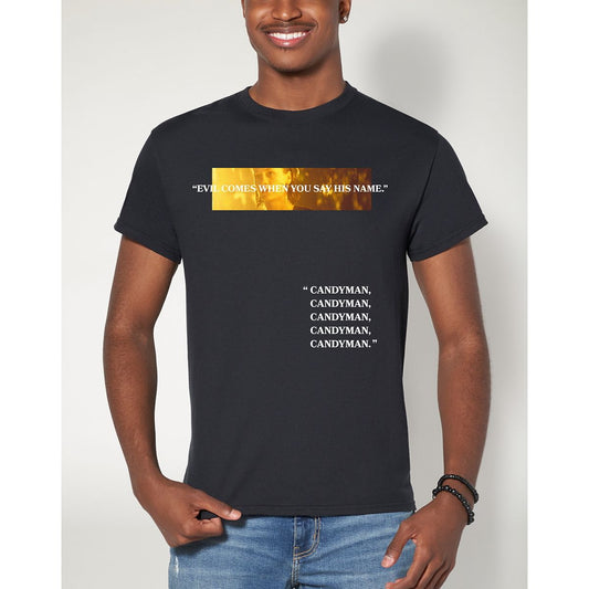 Evil Comes T Shirt - Candyman BLACK