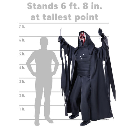 6 Ft 8 In Ghost Face Animatronic MULTI-COLOR
