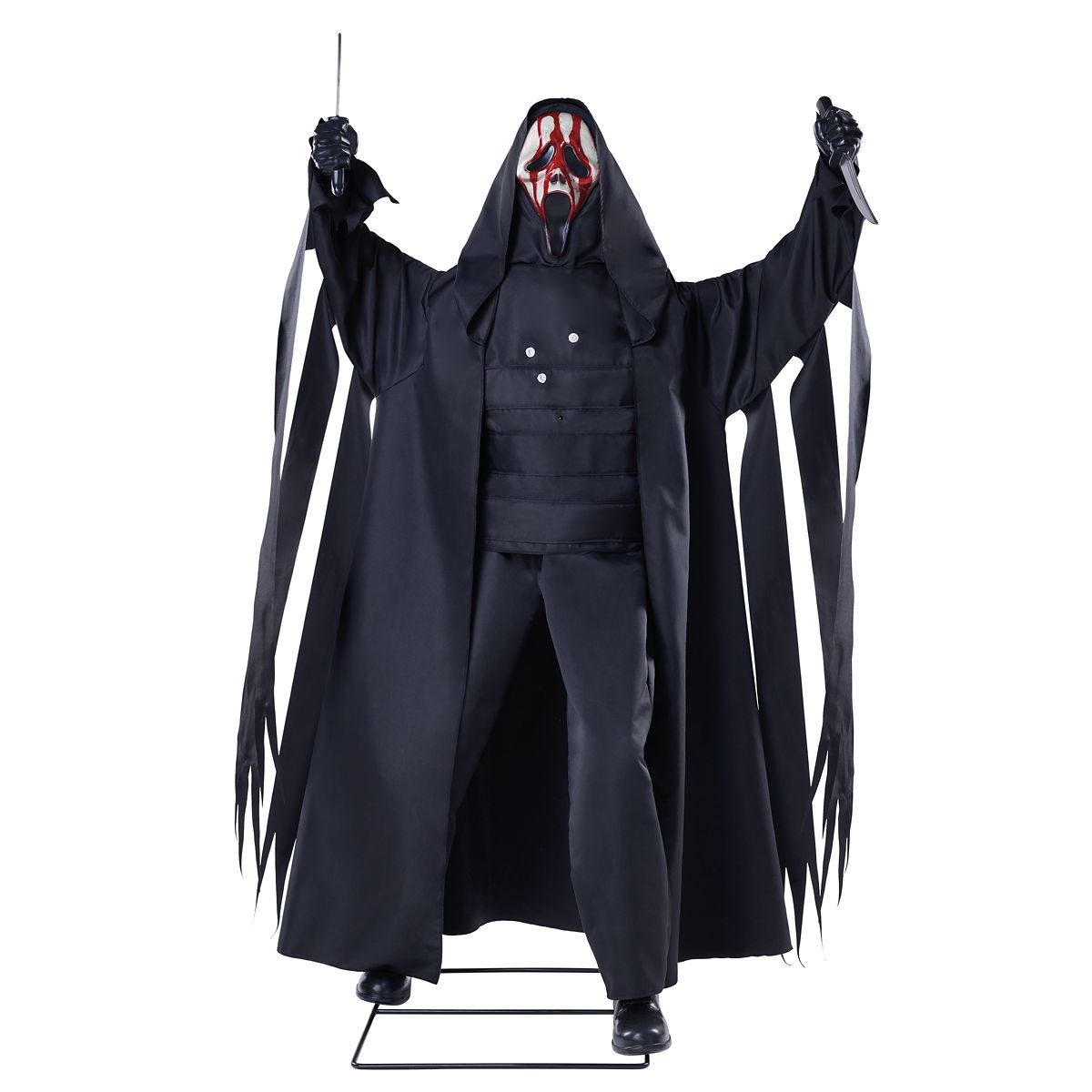 6 Ft 8 In Ghost Face Animatronic MULTI-COLOR