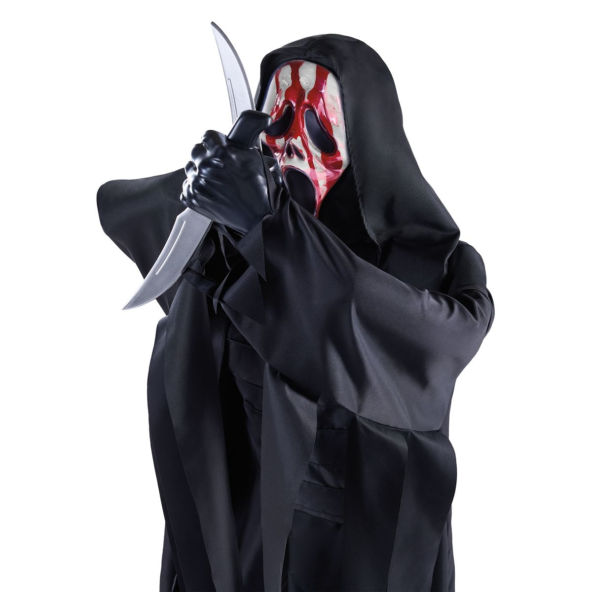 6 Ft 8 In Ghost Face Animatronic MULTI-COLOR