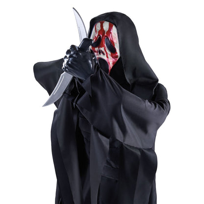 6 Ft 8 In Ghost Face Animatronic MULTI-COLOR