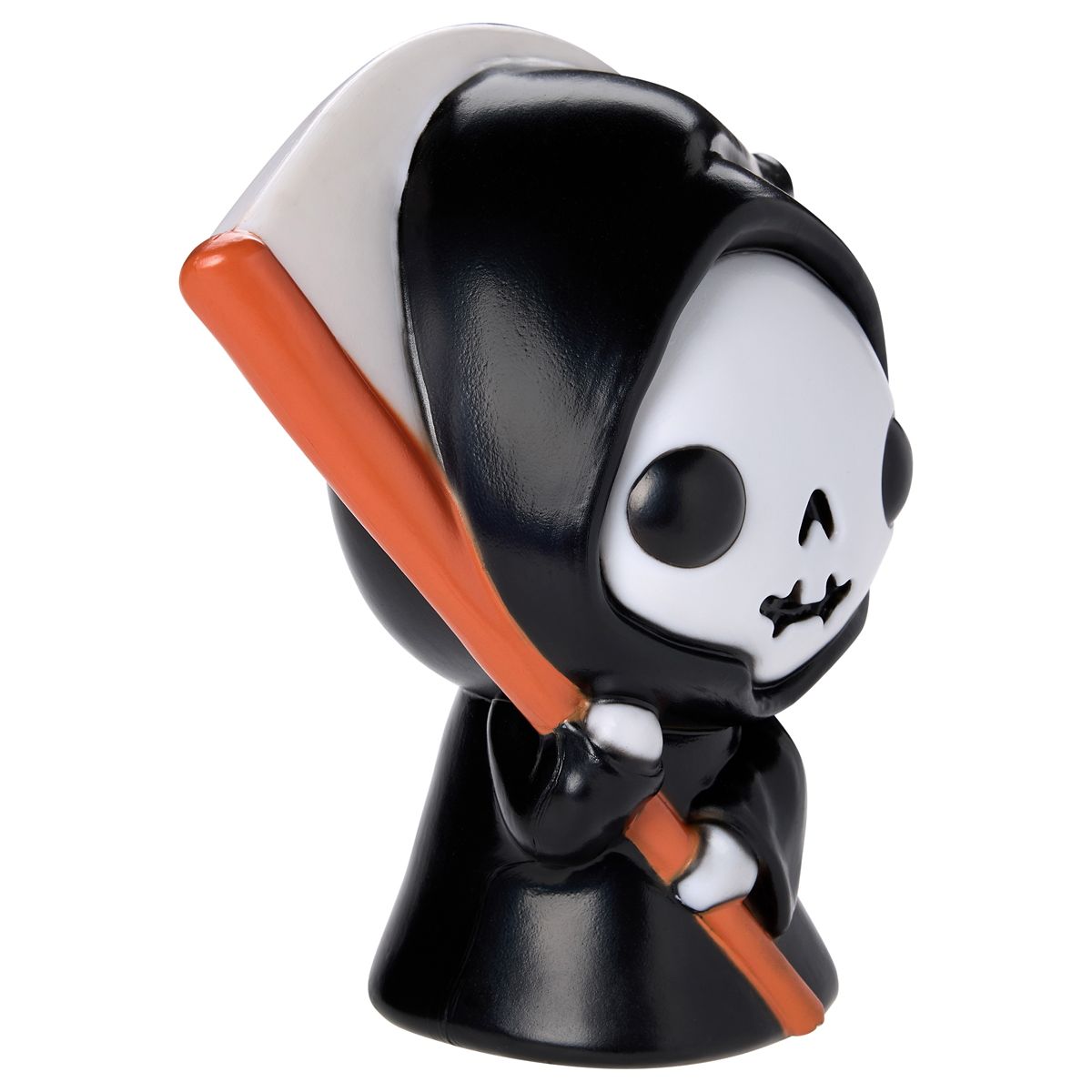 6.6" Light-Up Blow Mold Reaper BLACK