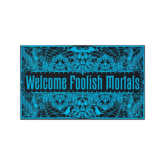 Welcome Foolish Mortals Doormat - Disney The Haunted Mansion BLACK / MULTI