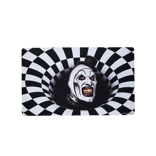 Art the Clown Head Doormat - Terrifier BLACK AND WHITE