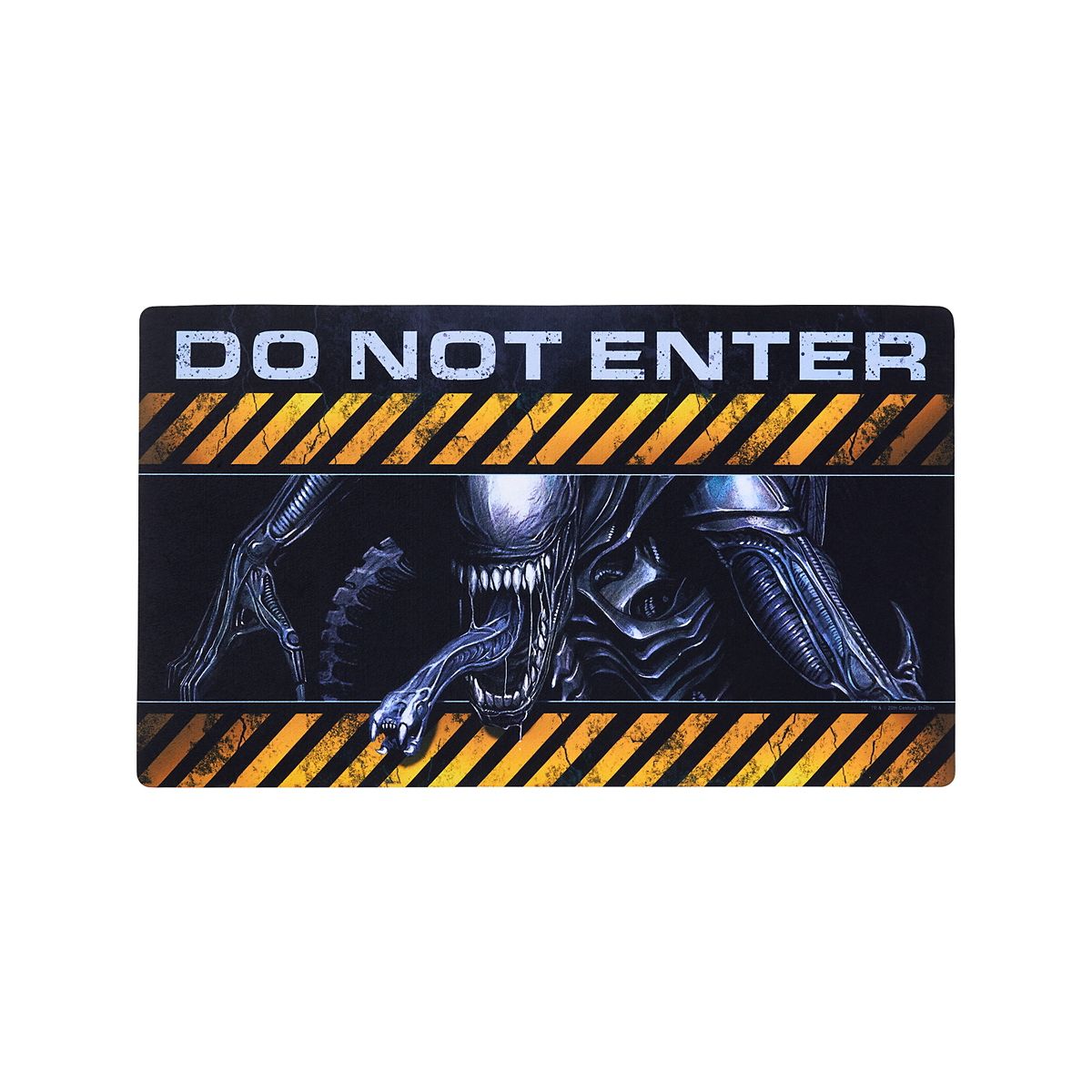 Do Not Enter Doormat - Alien MULTI-COLOR