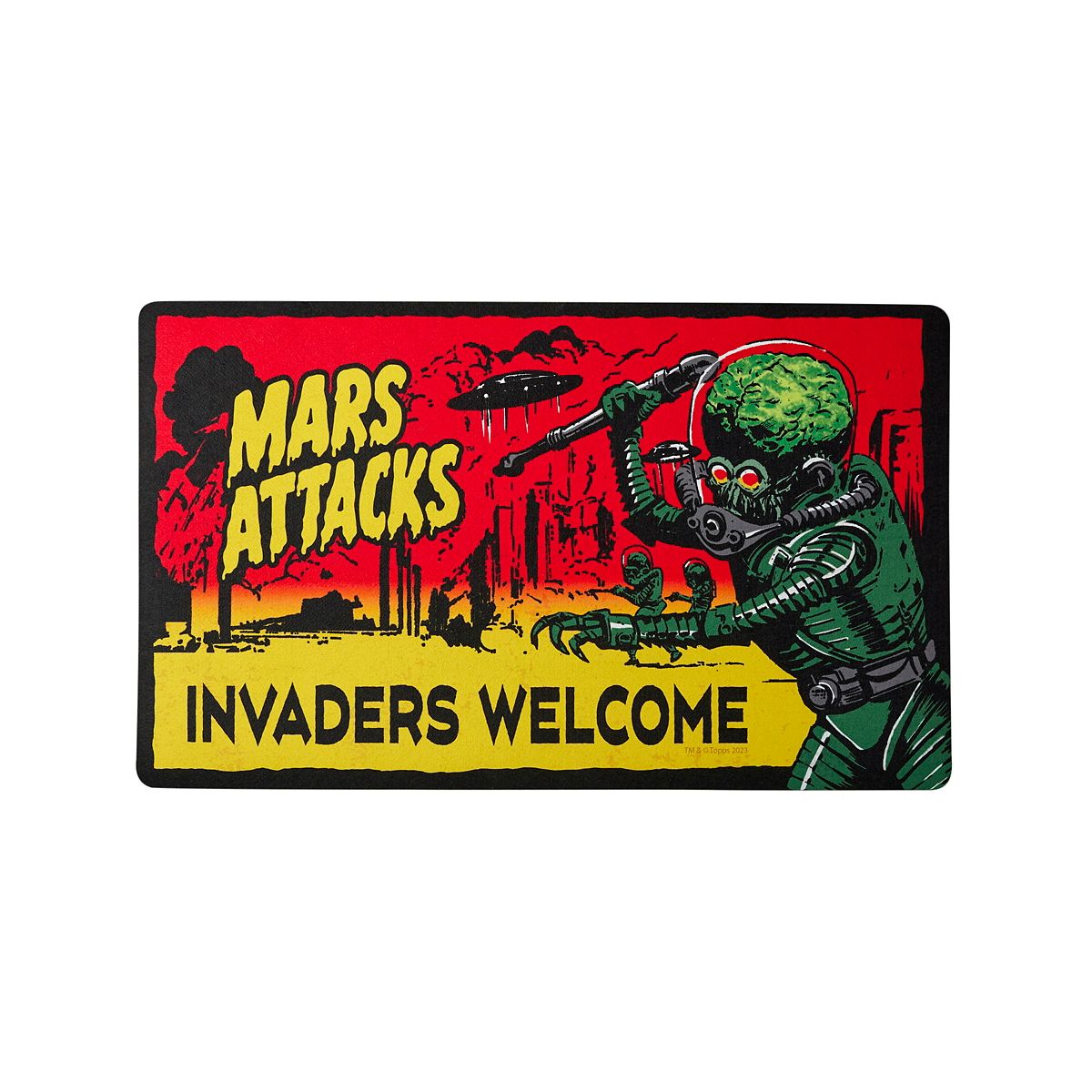 Invaders Welcome Doormat - Mars Attacks MULTI-COLOR