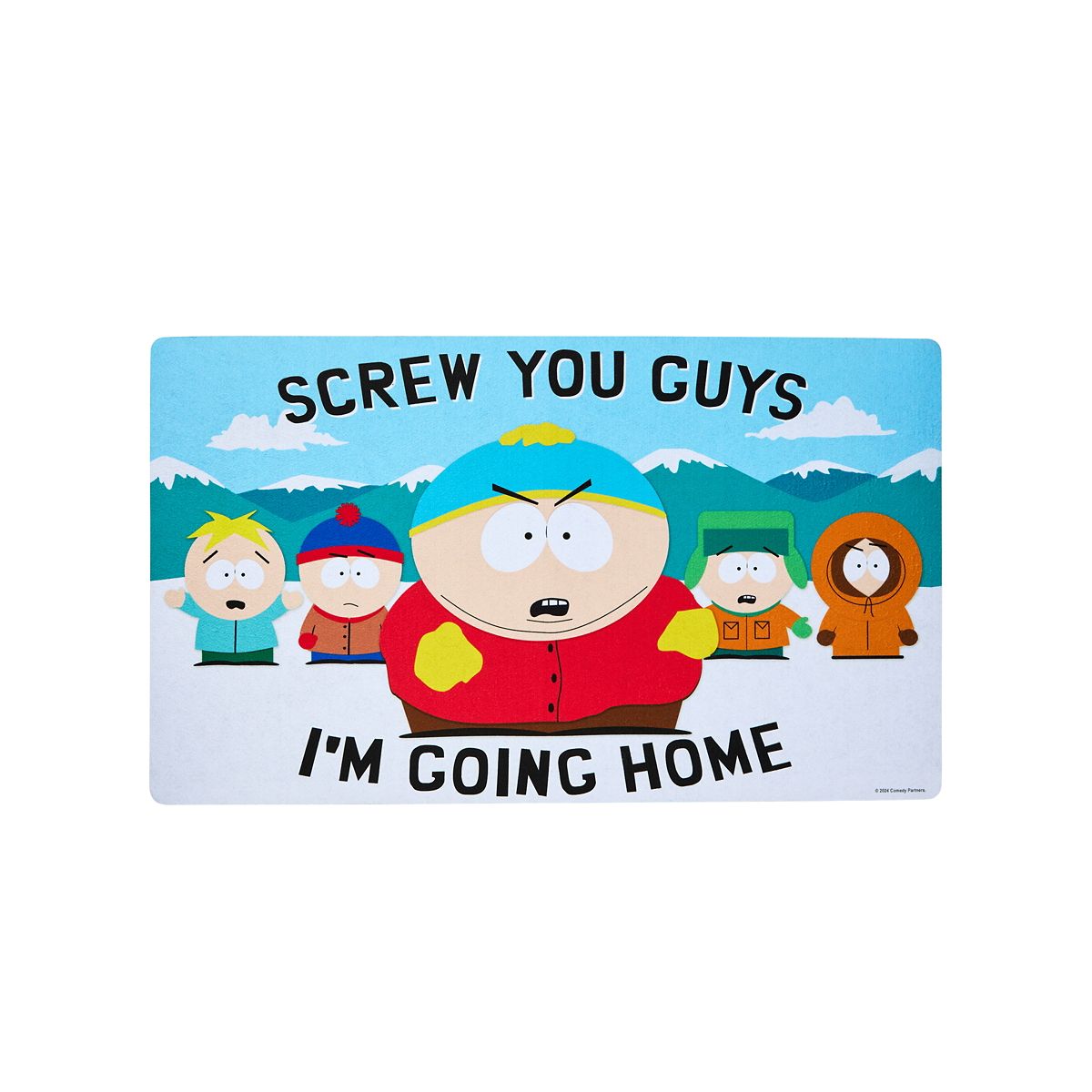 Screw You Guys Doormat - South Park MULTI-COLOR