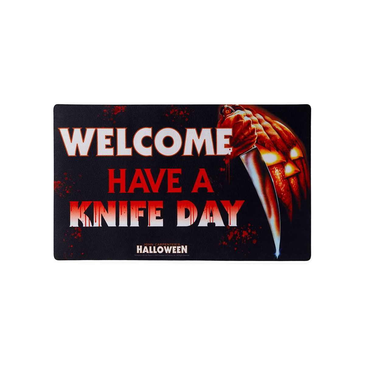 Michael Myers Have A Knife Day Doormat - Halloween MULTI-COLOR