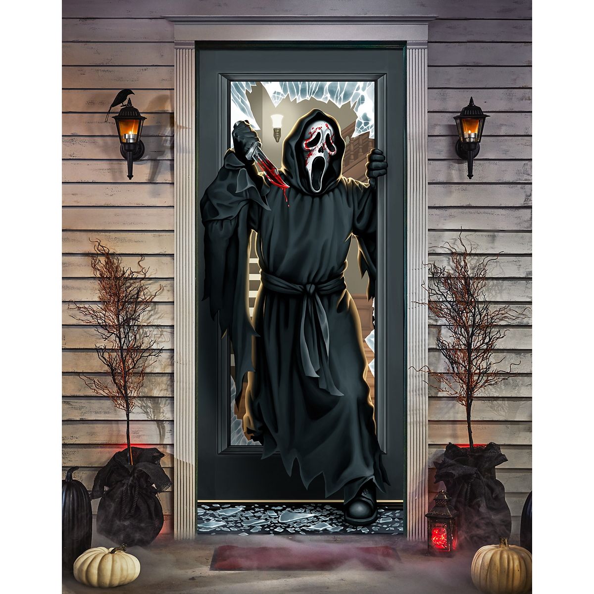 Ghost Face Door Cover MULTI-COLOR