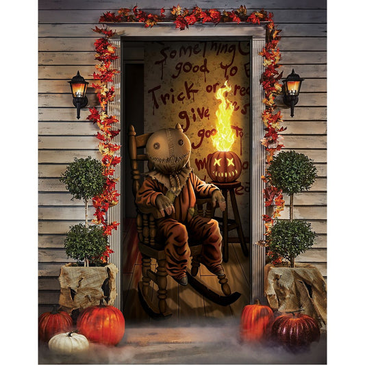 Sam Trick ’r Treat Door Cover BLACK / MULTI