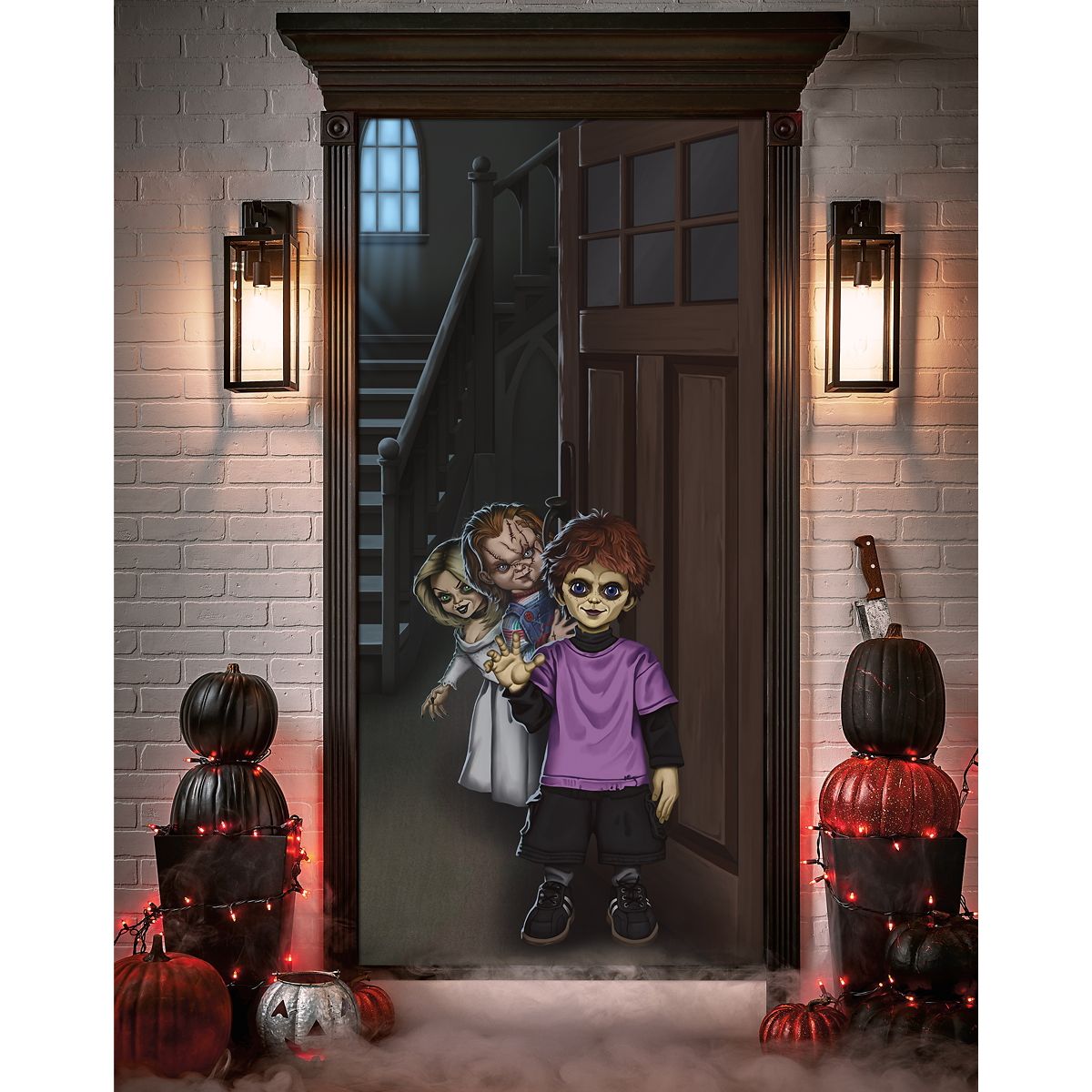 Chucky Family Door Cover MULTI-COLOR