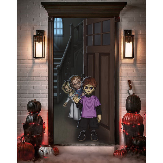 Chucky Family Door Cover MULTI-COLOR
