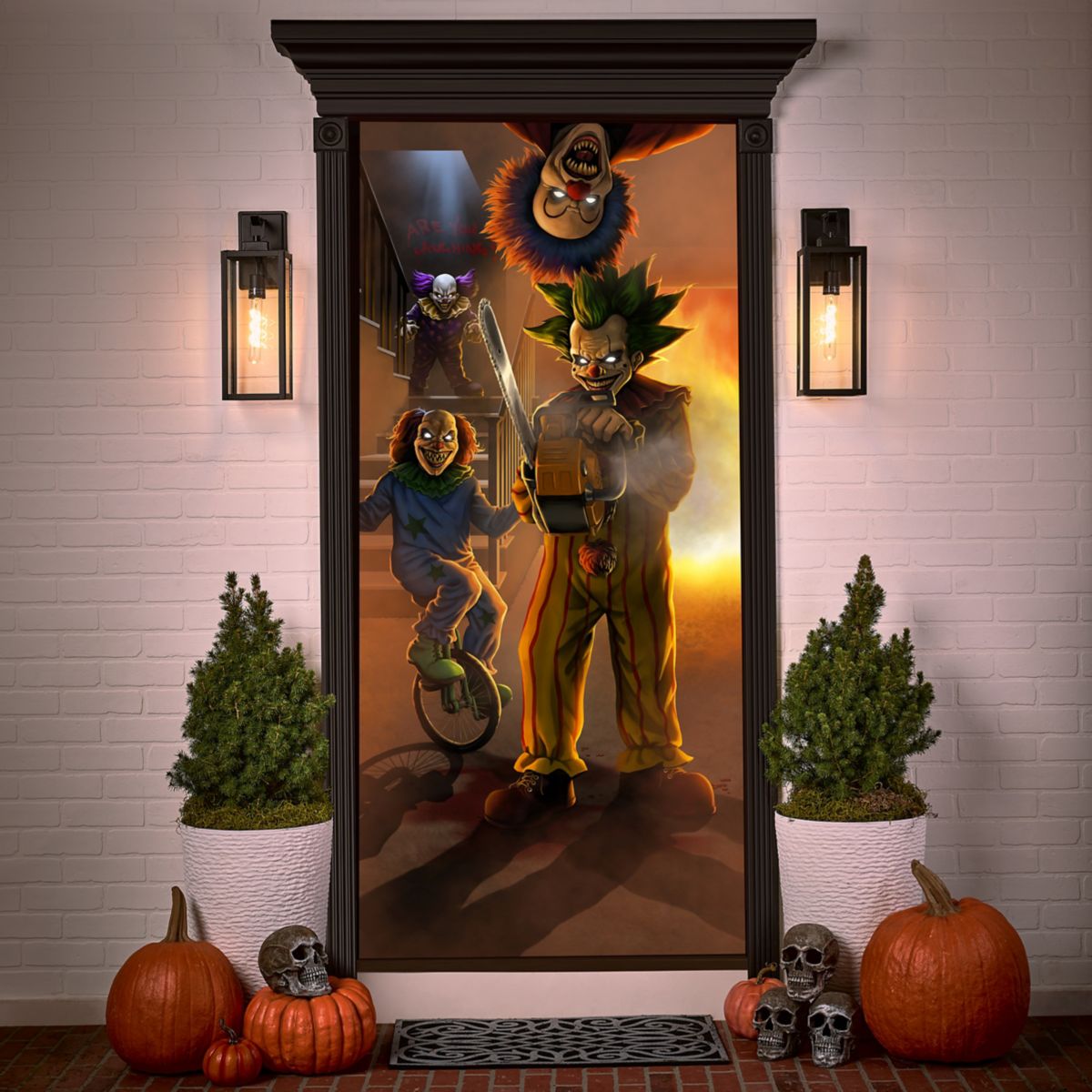 Sinister Circus Door Cover MULTI-COLOR