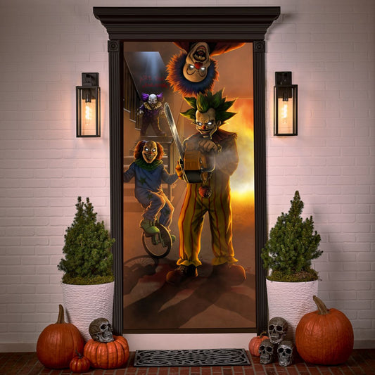 Sinister Circus Door Cover MULTI-COLOR
