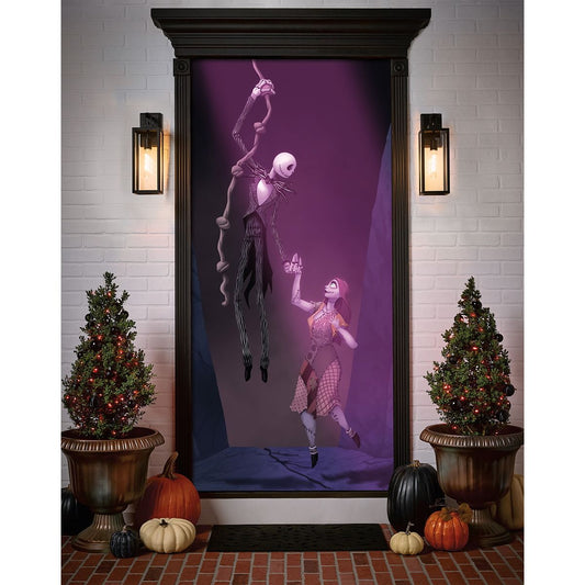 Sally and Jack Door Cover - The Nightmare Before Christmas PINK