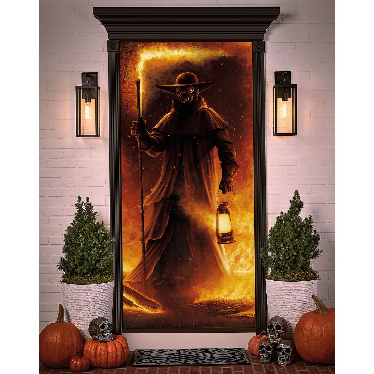 Apocalyptic Door Cover MULTI-COLOR