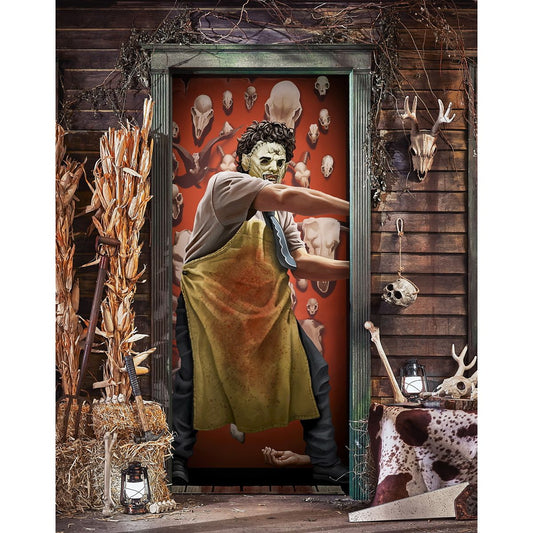 Leatherface Door Cover - The Texas Chainsaw Massacre MULTI-COLOR