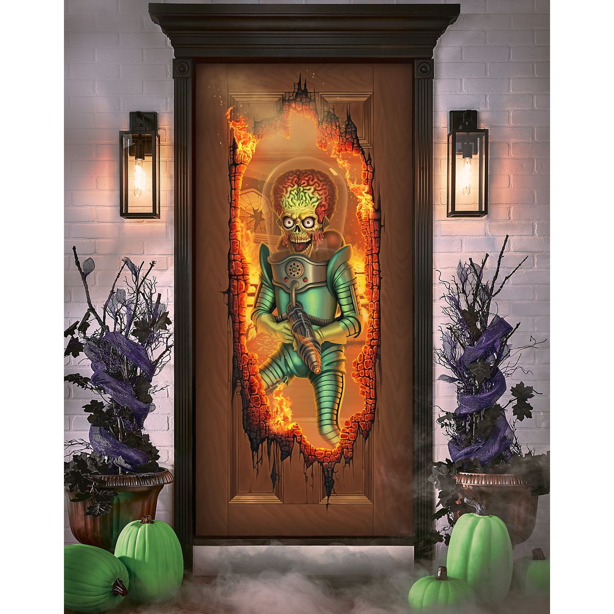 Martian Door Cover - Mars Attacks MULTI-COLOR