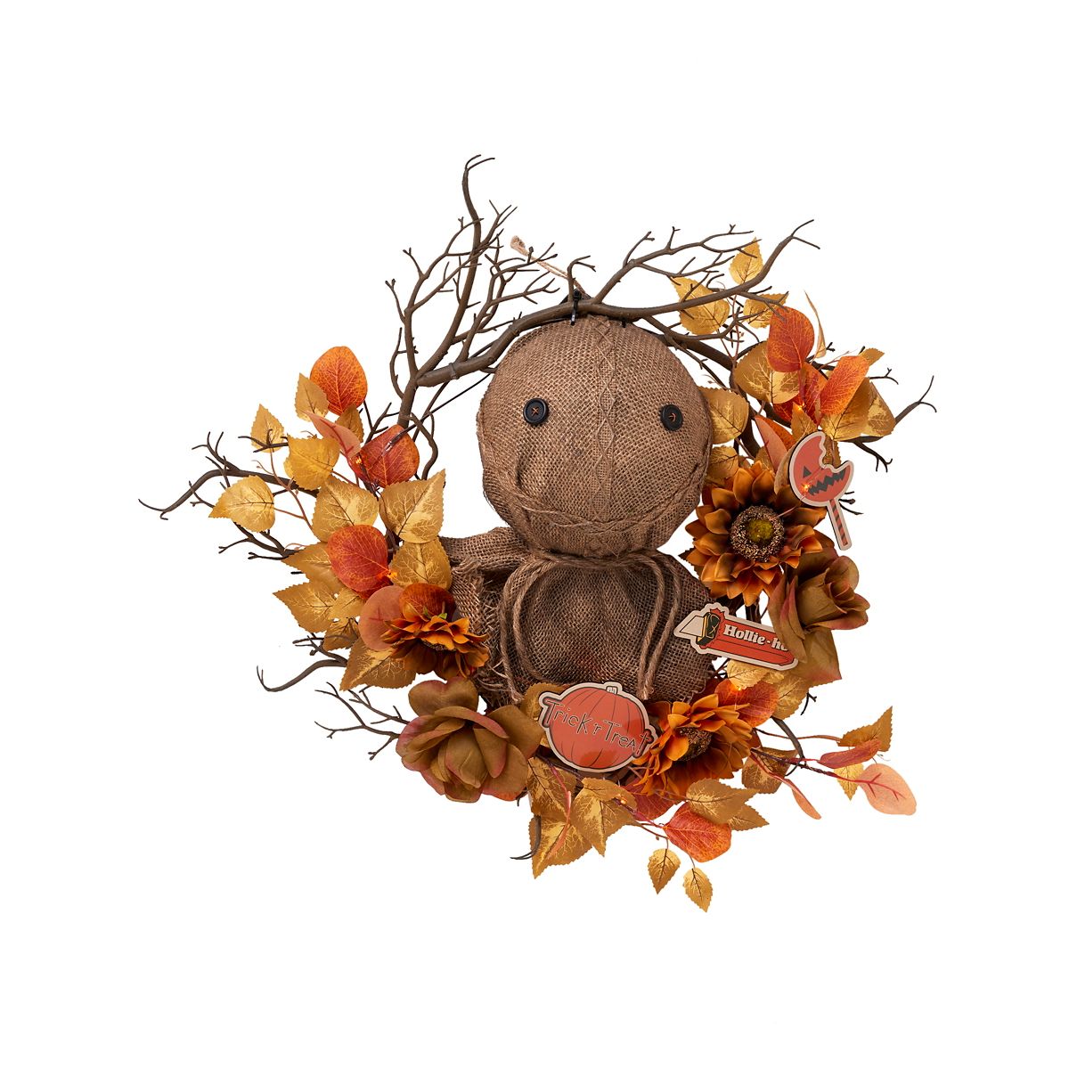 Light-Up Sam Wreath - Trick 'r Treat MULTI-COLOR
