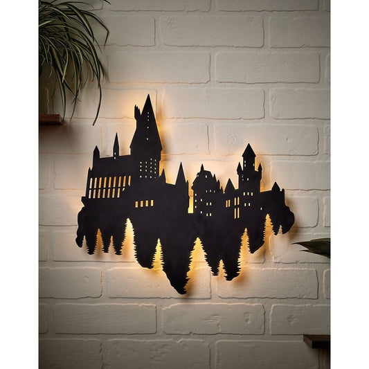 Light-Up Hogwarts Sign - Harry Potter BLACK